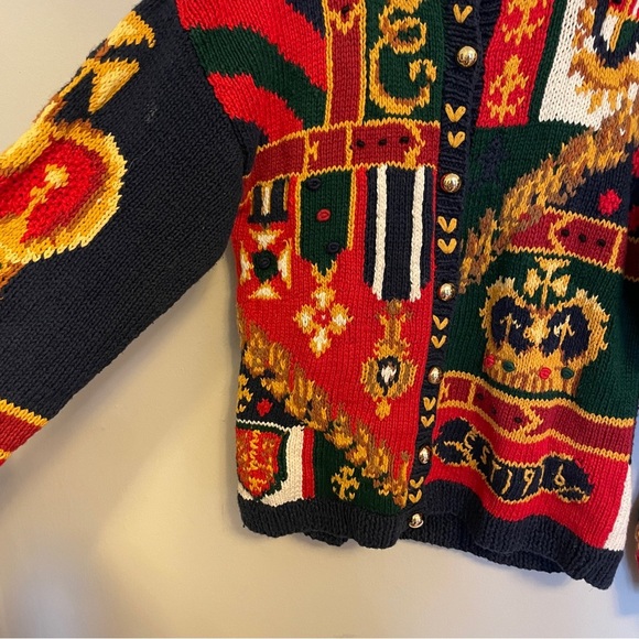 Vintage The Eagle's Eye Cardigan S - Picture 2 of 7